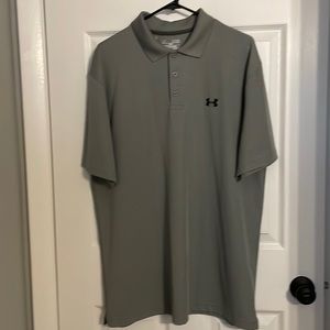 EUC Under Armour polo. Gray size XL.